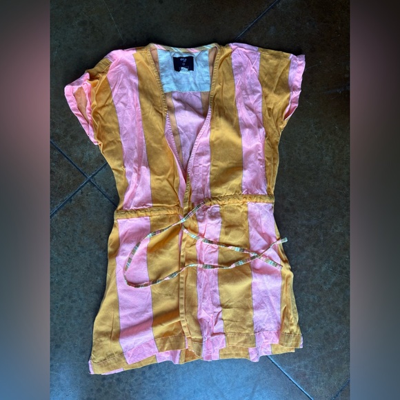 Ace & Jig in Sardinia wrap around tie front top. size XS - Picture 2 of 4